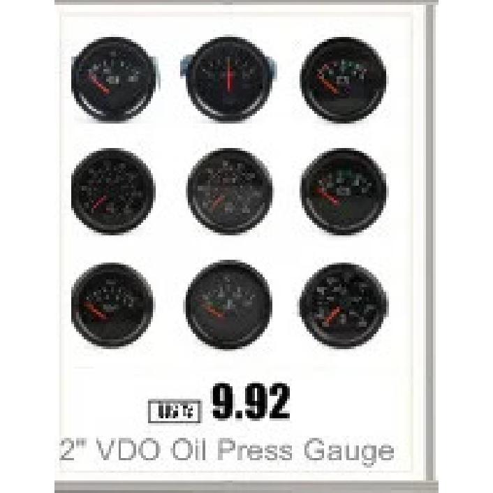CNSPEED 2" 52mm Auto Digital Oil Pressure Gauge 0-150Psi Blue Led Light Oil Press Gauge with Sensor Car Meter