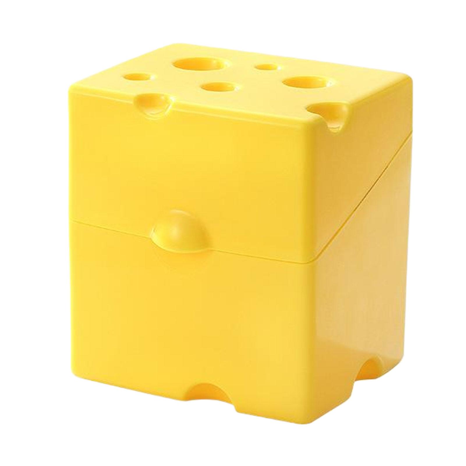 

Cheese Shaped Fresh-keeping Box For Refrigerator Storage Refrigerator Fresh-keeping Box жёлтый