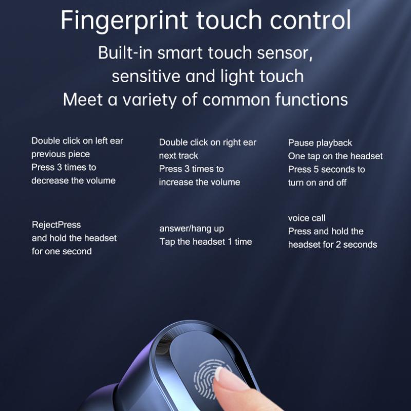 New Product Wireless Bluetooth Headset Movement Low Noise Reduction TWS Entry -ear Two Ears