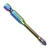 6/10/20Pcs Antislip Screwdriver Bit 1/4inch Hexagonal Shank Magnetic Crossing Screwdriver Bit Set Bit Attachment