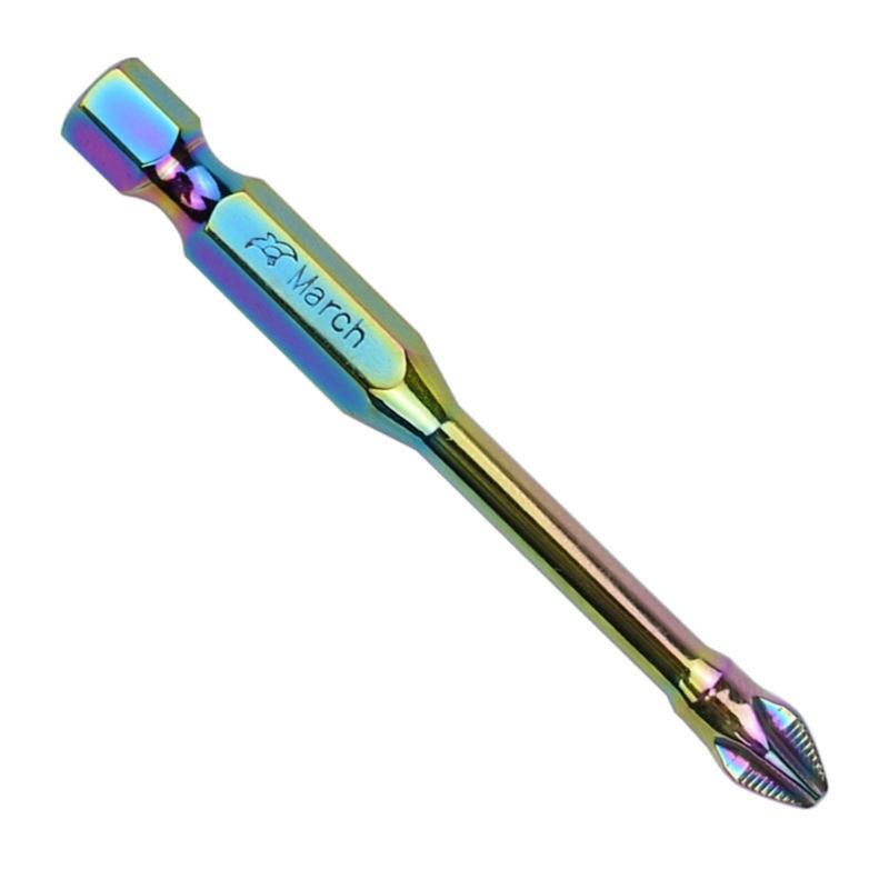 6/10/20Pcs Antislip Screwdriver Bit 1/4inch Hexagonal Shank Magnetic Crossing Screwdriver Bit Set Bit Attachment