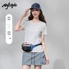 MJ STYLE Women's Pique Fitted Short-Sleeve T-shirt