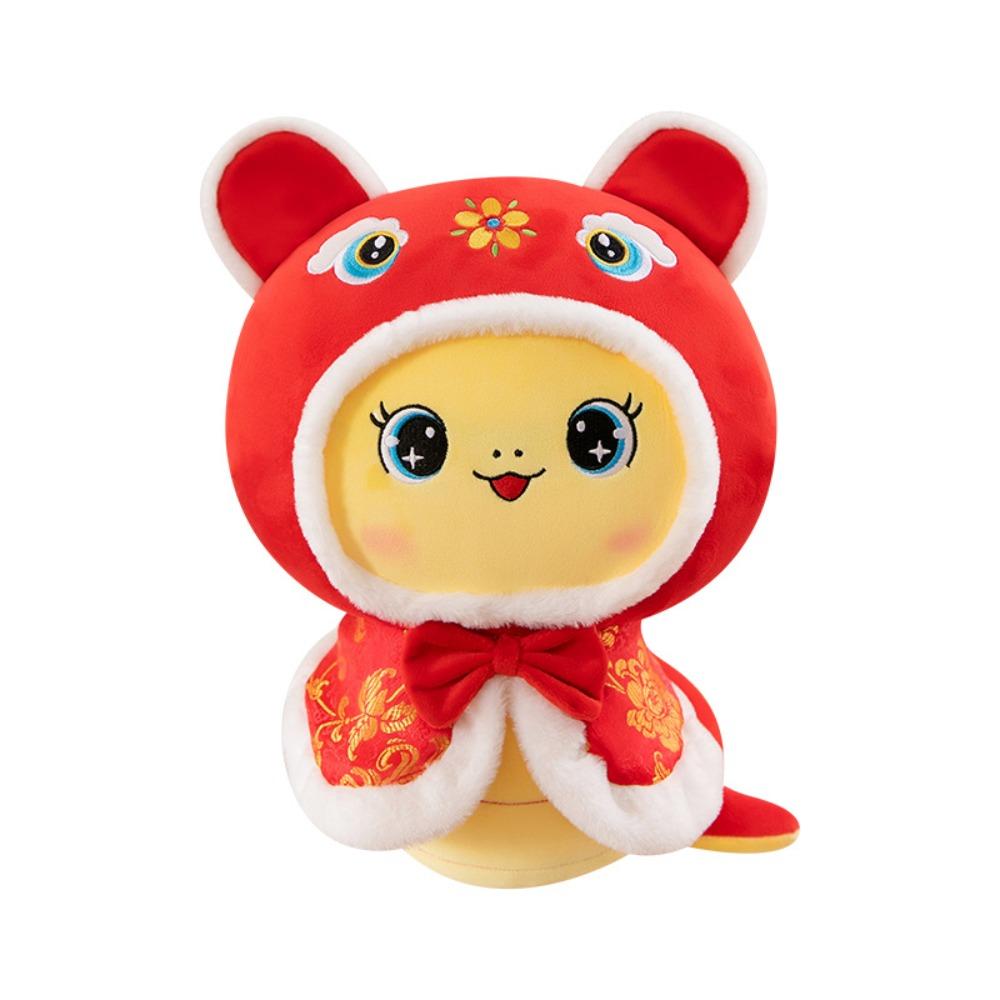 Big Eyes Snake Year Plush Toy The God of Wealth Lucky Snake Doll Plushies Girls Toys