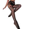Lace suspenders, hot diamond fishing net socks, thin fishing net socks, fishing net socks, European and American sexy women's sexual interest 