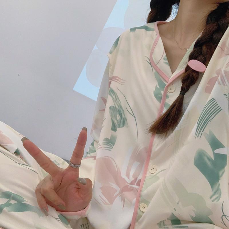 Adjustable Maternity Pajamas: Lightweight, Sweat-Absorbent Nursing Suit for Postpartum and Pregnancy Seasons