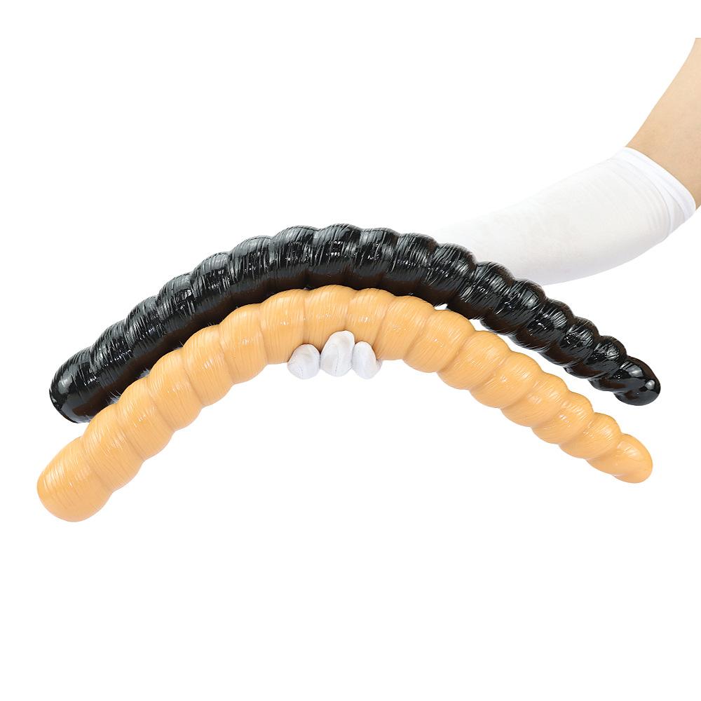 Long Double-Ended Dildos, 20.4 inch Large Dual Dildos,Flexible Anal Plugs Beads Sex Toys for Men,Women,G spot,Black