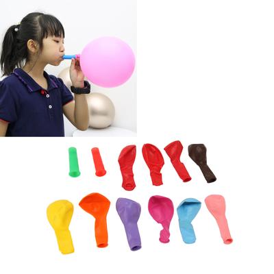 10PCS Thickened Balloons with 2 Exerciser Breathing Lung Capacity Training Device for Elderly Children