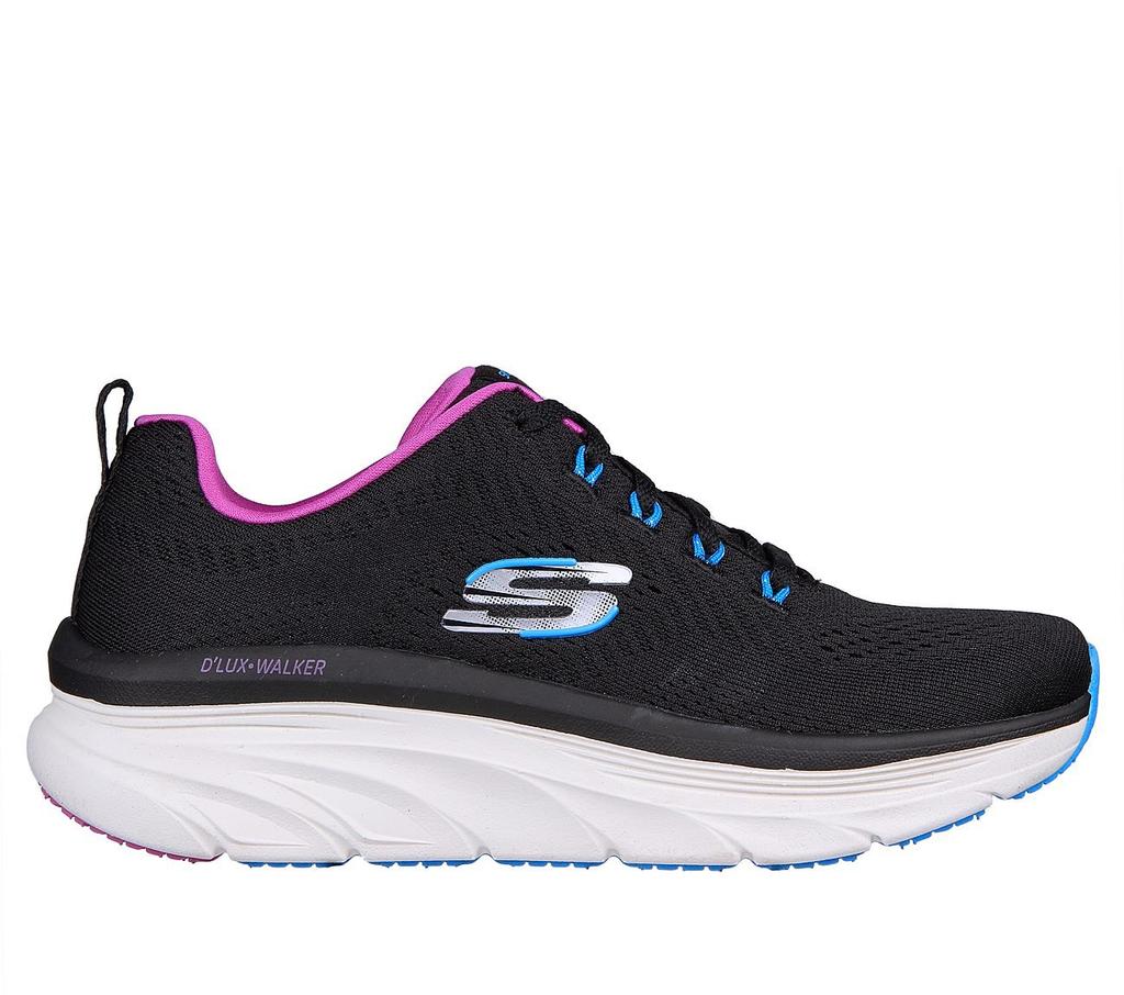Sneakers Skechers Schwarz und Fuchsia Dlux Walker Fresh Finesse