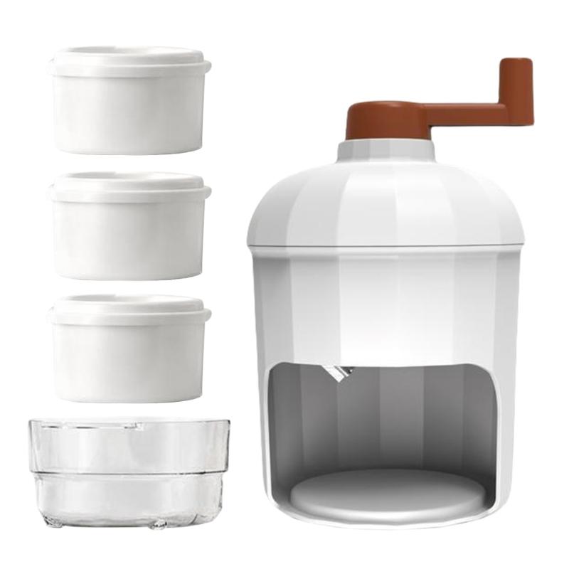 

Деликатные ручные бритвы Портативные ручные кривошипы Ледодробилка Машина для приготовления снежных конусов и слякоти для освежающих напитков