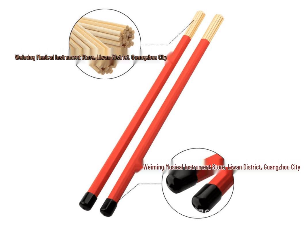 Drum Kit Accessories: Jazz Drumsticks, Brushes & Mallets Closed 19-Strand Drum Brush