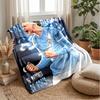 Erling Haaland Theme Blanket Soft Flannel Blanket Plush Throw Blanket Cozy Sofa Bed Blanket for Home Decor