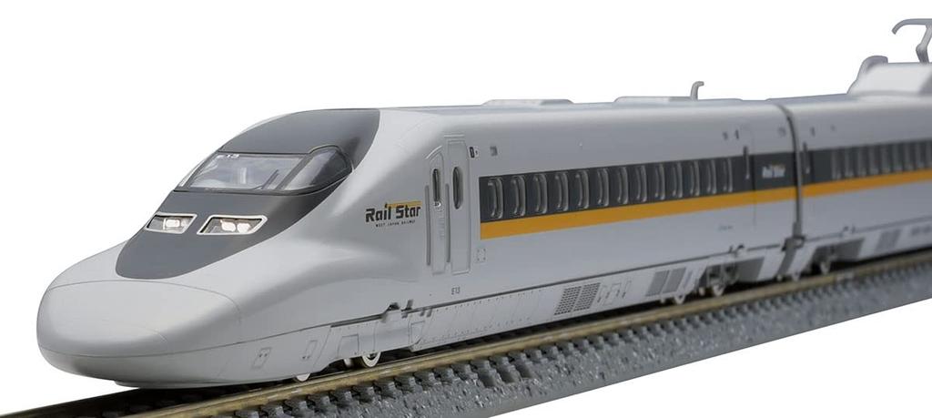 TOMIX N gauge JR 700 7000 series Sanyo Shinkansen Hikari Rail Star set 98769 Railway model train Light blue