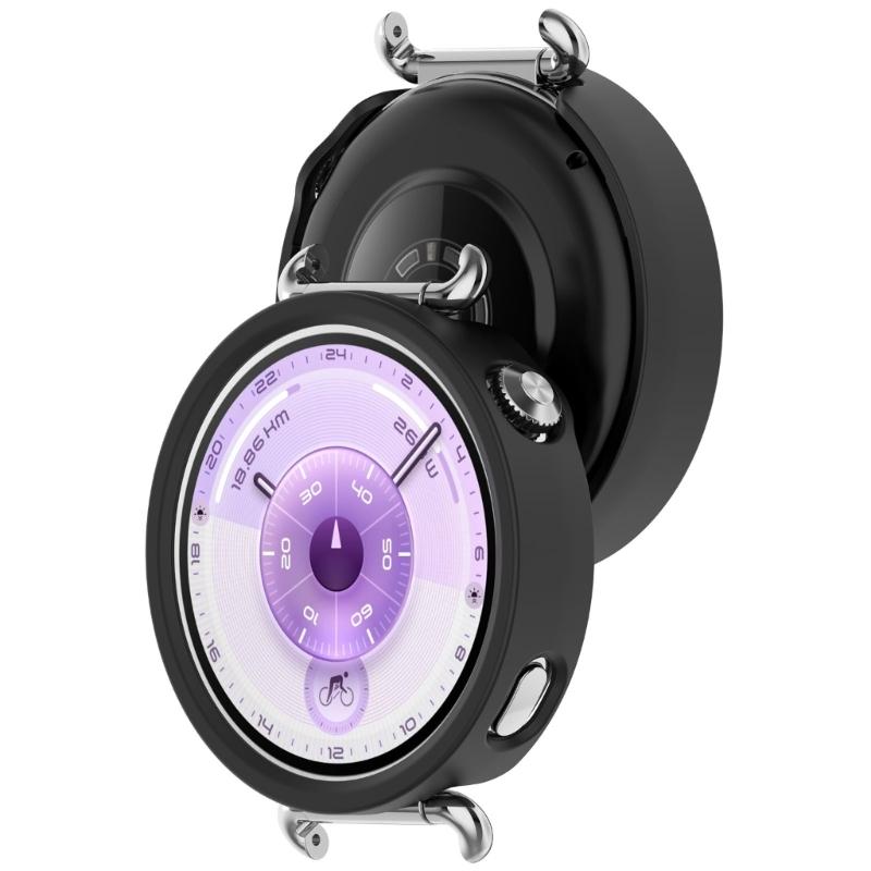Half Coverage Cover Hollow Shell for Watch 6 41mm Shell Frame Bumper Case Scratchproof Case Easy Installation