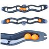 Cat Track Ball Toy with Suction Cup Cat Boredom Stress Relief Home Indoor Wall Mount Hollow Wavy Track Ball Interactive Toy Pet Supplies