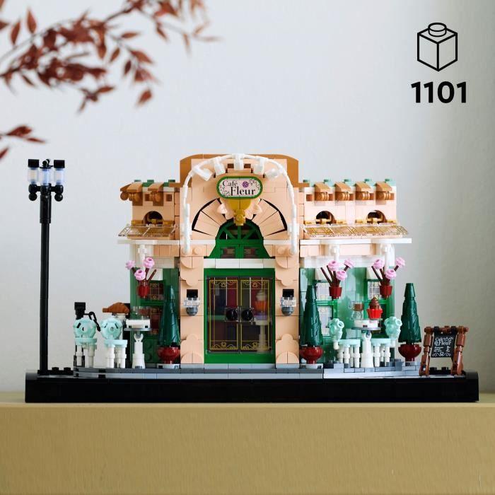 LEGO Icons 10362 Le café français - Décoration parisienne pour étagère - Set pour adulte