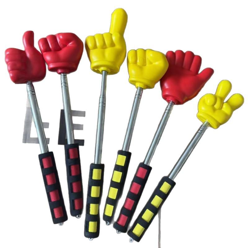 Retractable Foam Hand Gesture Pointer for Rock Paper Scissors Teaching