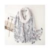 Design Brand Women Scarf Fashion Print Cotton Warm Shawl Muslim Scarves Hijabs Lady Pashmina Bandana Tassel Beach Shawls Foulard