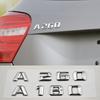 3D ABS Car Letters Logo A180 A220 A260 Badge Rear Trunk Emblem For Mercedes Benz A Class A180 A200 A220 A260 W177 Tail Marking