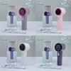 Handheld Mini Turbine Fan With Usb Rechargeable Led Display For Travel And Office Use