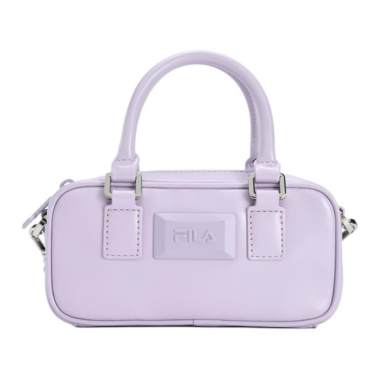 FILA Heritage Casual Fashion Versatile Zipper Closure Synthetic Leather Shoulder Crossbody Handbag Mini Women handbags Purple F13W448161F-PU Purple,Extra Small