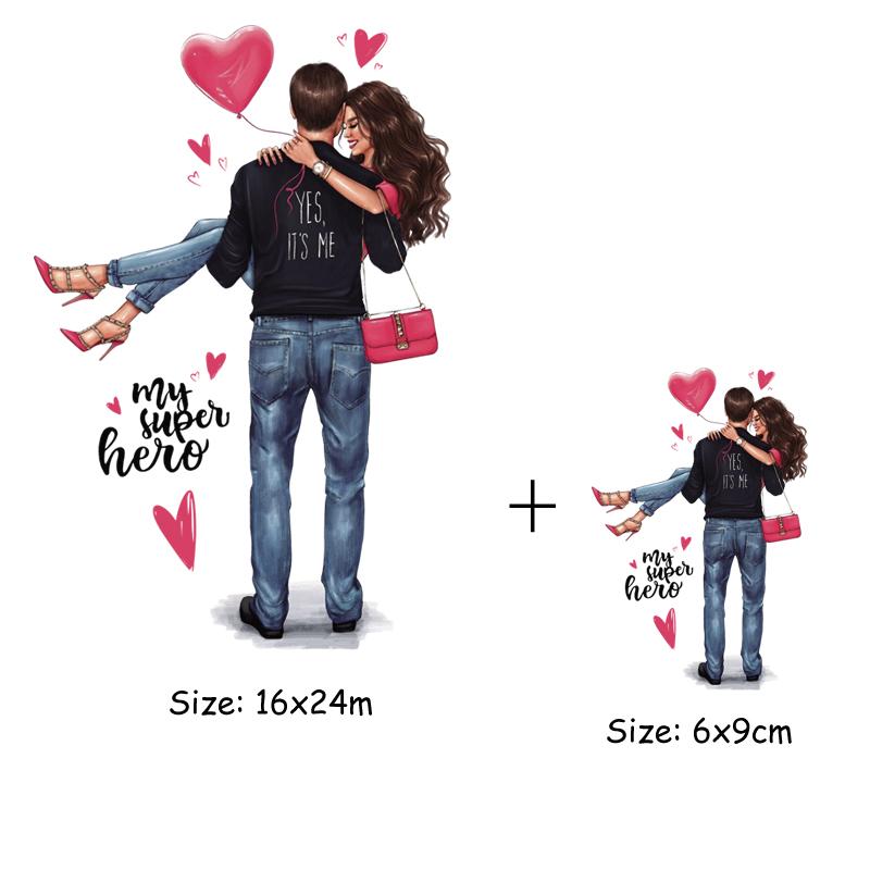 Beautiful Girls Iron On Patches Lovely Mom Stickers For Clothes Tshirt Handmade DIY Washable Eco-friendly Parch