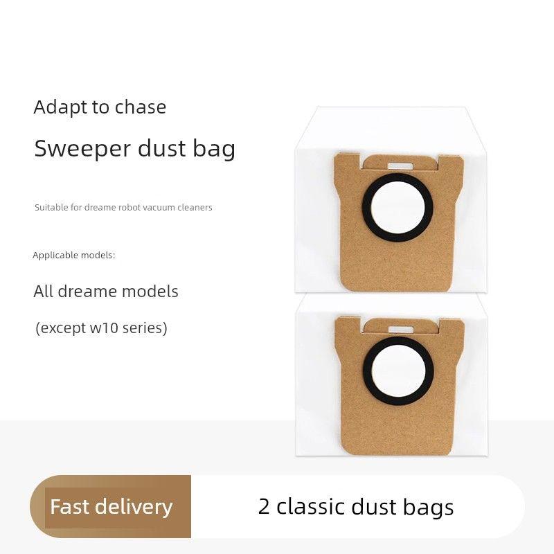 

Compatible Dust Bags for Dreame Sweeping and Mopping Robot Cleaners, Universal Accessories S10/S20/X30/X40 Consumables Garbage Bags [Classic] 2 Dust Bags