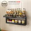 Kitchen 2-layer Shelves Seasoning Bottles Rack Utensils Household Complete Collection Storage Organizer Kitchenware Shelf Holder