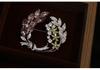 Bo Xin Yun Crystal Pearl Wheat Ear Brooch - Elegant Lapel Pin for Suits