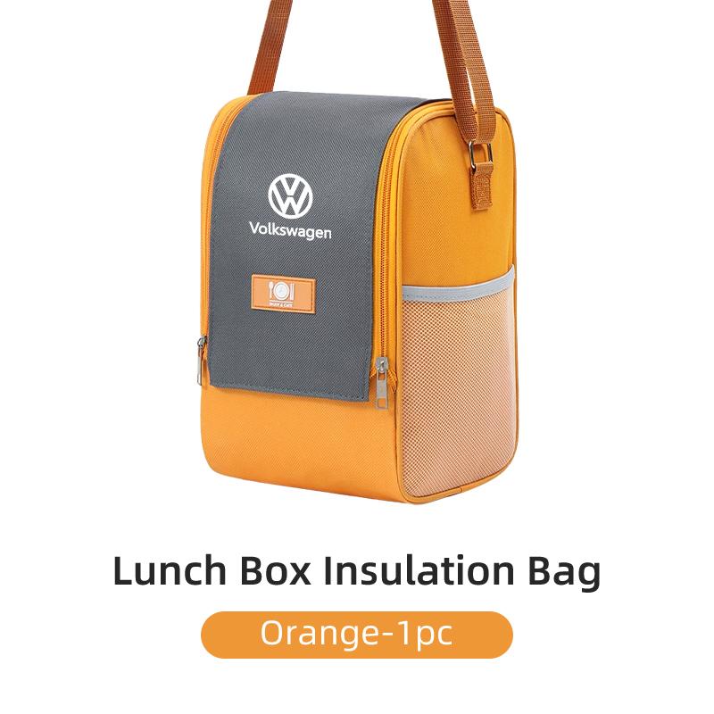 Portable Thermal Lunch Bag Food Box with Shoulder Strap Waterproof For Volkswagen VW Golf Polo Tiguan T5 Passat b6 Jetta Sagitar zr3