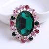 New Popular Big Crystal Rhinestone Brooches for Women Costume Jewelry Brooch Wedding Bouquet Pin Party Decors