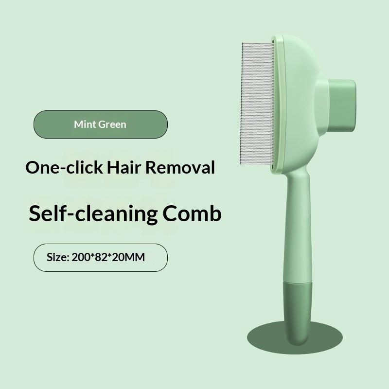 Self Cleaning Pet Grooming Brush Reduce Household Shedding Hair Remover Comb for Dogs Cats Pet Owners