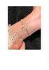 Starry Sky Zircon Bow Bracelet - Elegant, High-End Design for Women