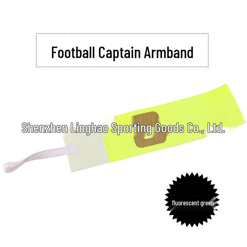 Kids' Velcro Football Captain Armband - Nylon C Letter Team Band for Matches