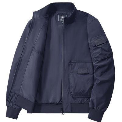 Jacket Men's Spring and Autumn Loose Trend Casual High Street Tooling Flying Suit Jacket Men's