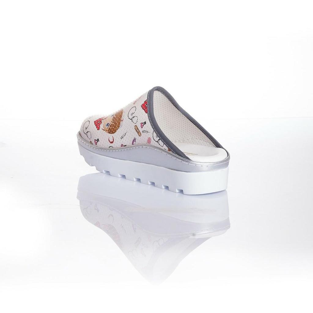 Ortopedické dámské zdravotní dřeváky - protiskluzové, pohodlné