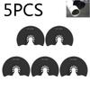 5PCS Semi Circular Oscillating Saw Blades for Cutting Wood Plastic Soft Metal 88mm Oscillating Multitool Quick Release Saw Blade