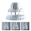 Bridal Petticoat Lovely Skirt Support Elastic Waist Half Skirt Adjustment Cosplay Daily Photography Skirt Supplies