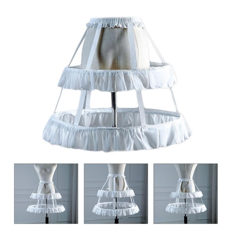Bridal Petticoat Lovely Skirt Support Elastic Waist Half Skirt Adjustment Cosplay Daily Photography Skirt Supplies
