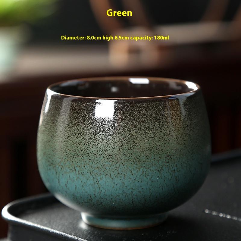 Japanese Espresso Creative Gradual Change Color Water Cup Teacup Kiln Change Master Cup Single Cup Tea Bowl