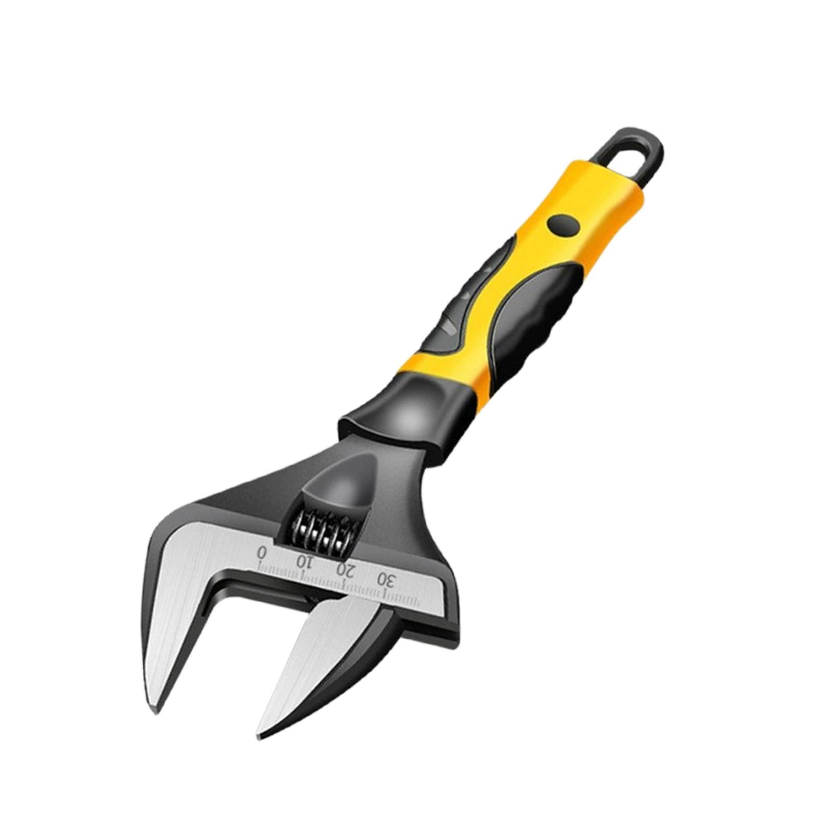 

Разводной ключ с очень широким захватом для гаек разных размеров Высокий крутящий момент и захват Конструкция из легированной стали 6