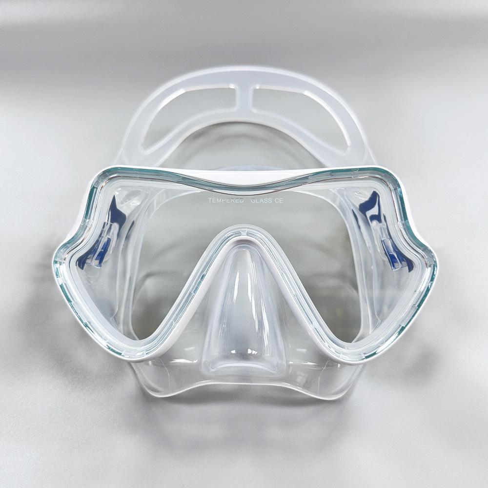 Cross-Border Anti-Fog Diving Goggles: Large Frame, Full Dry Silicone Snorkeling Mask for Adults