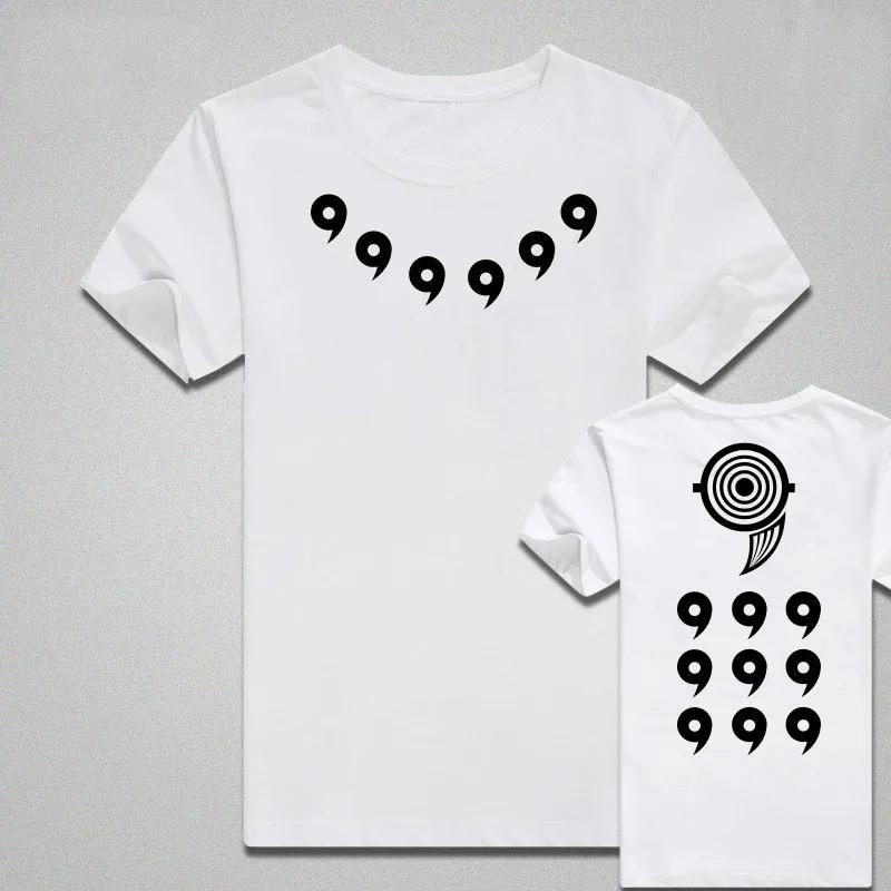 Uzumaki Naruto Sasuke Childhood Same Short Sleeved Tshirt for Unisex Naruto Anime Cosplay 2026 Summer New Dressing Top Streetwear