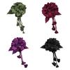 Multi-Layer 3D Petal Tassel Applique Flower DIY Craft Embellishment  Hair Accessories
