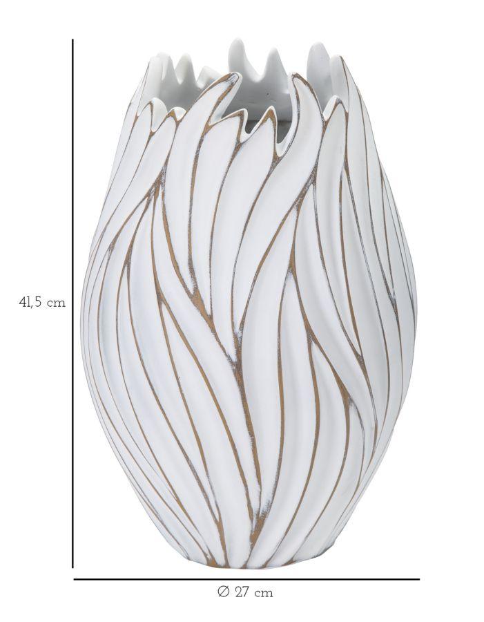 Vase Polyresin Honduras Ø 27X41.5 Cm