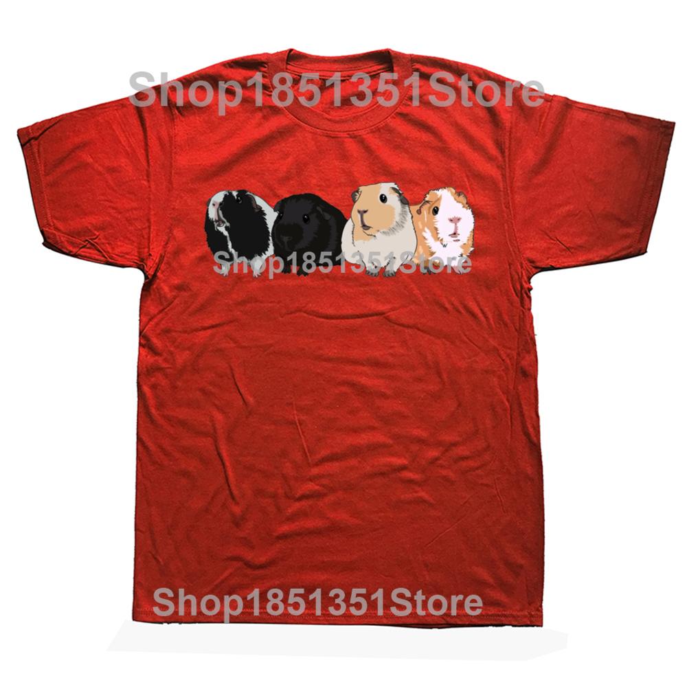 Funny Guinea Pig Graphic Tshirts Men Womens Fashion Casual Tshirt 100 Cotton Loose Oversized T Shirt S