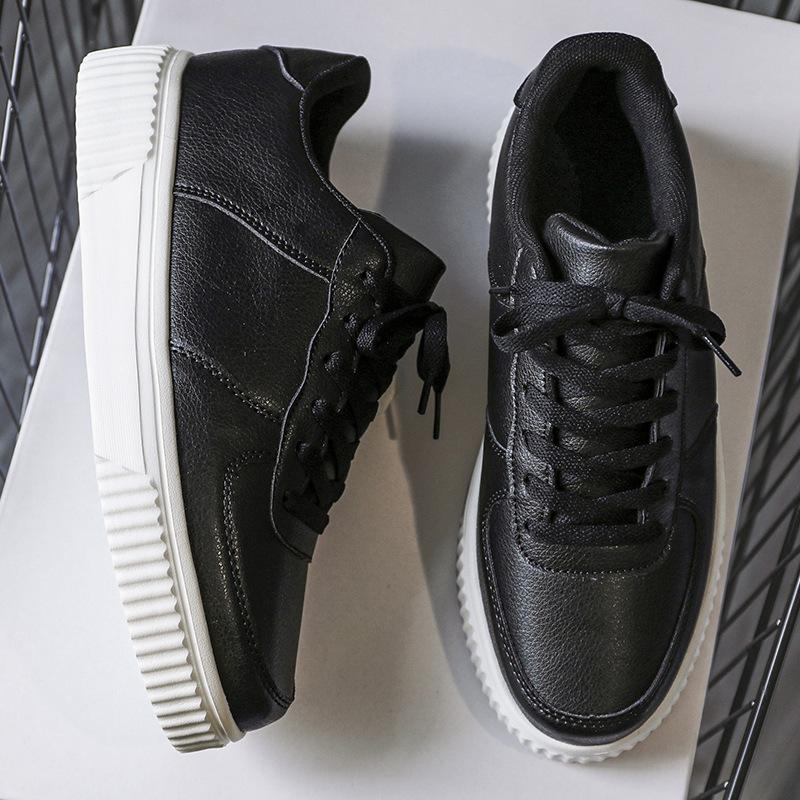 

2025 summer new large size men s casual flat baseplate shoes fashion white shoes couple low-top sports shoes 37