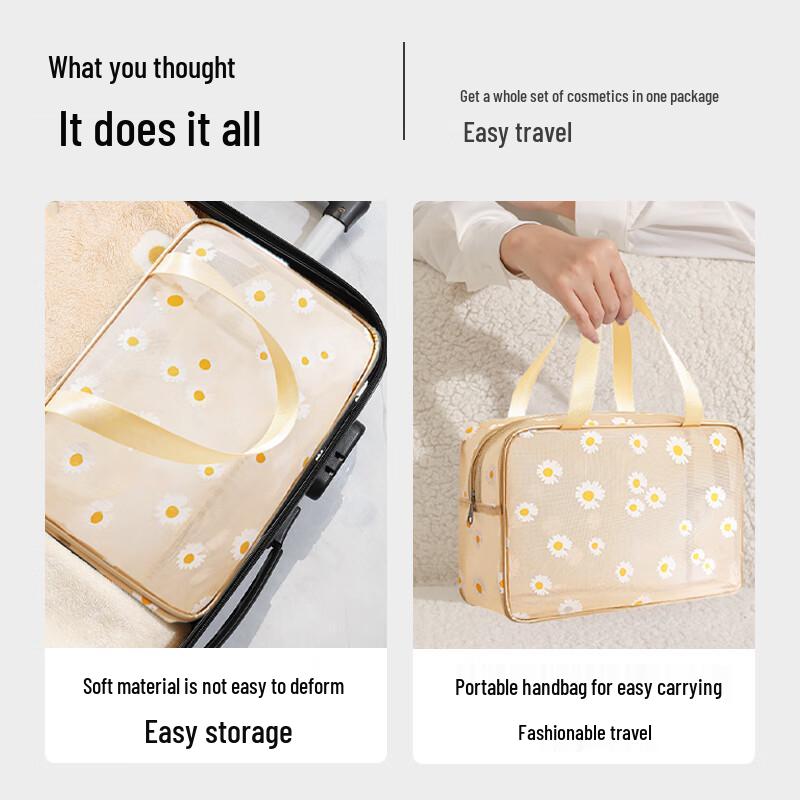 Portable Travel Cosmetic and Toiletry Organizer