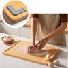Non-slip Bamboo Cutting Board with Juice Groove Large Rectangular Chopping Board Eco-friendly Durable Kitchen Prep Tool with