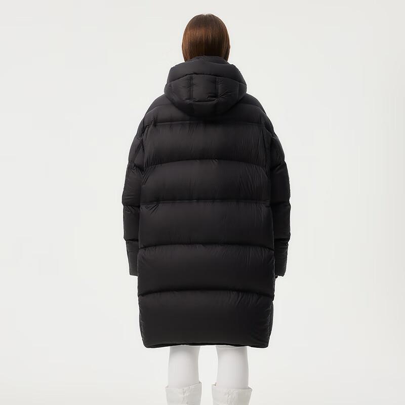 Tanboer Women's Loose Hooded Long Down Jacket TBF530852Z