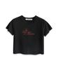 VIVACIOUS Odette Crop Tee Black